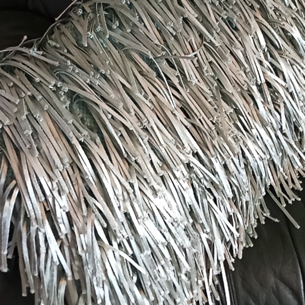 425 South Los Angeles Rectangular Fringe Pillows. Set Of 2. Teal. 28"x14". Great - Picture 3 of 13